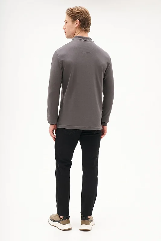 Поло с длинным рукавом из хлопка - G081SZ0820ART_TP01SK025 Толстовка муж. (VR024, XS)
