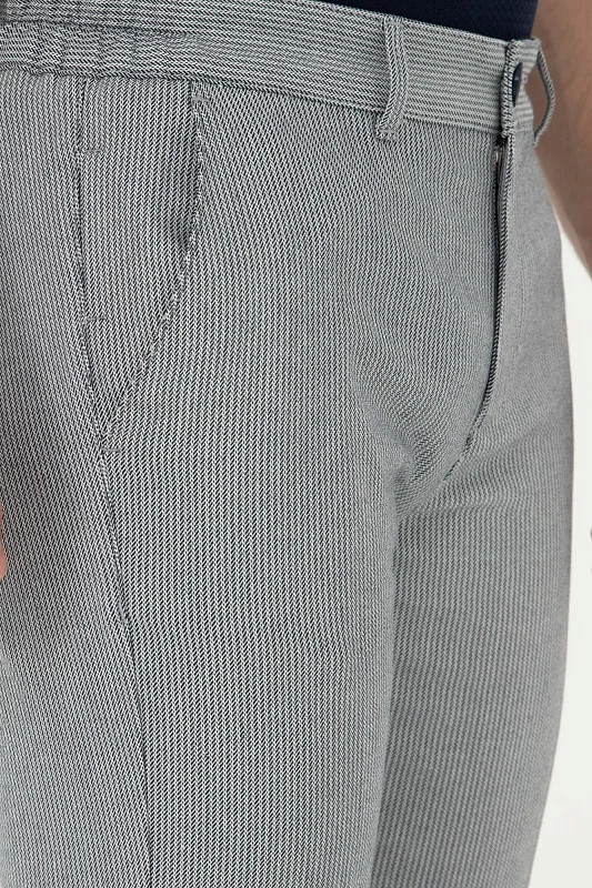 Брюки в полоску зауженные - G081SZ0780PARUS Брюки муж. (VR033, 36, 34)