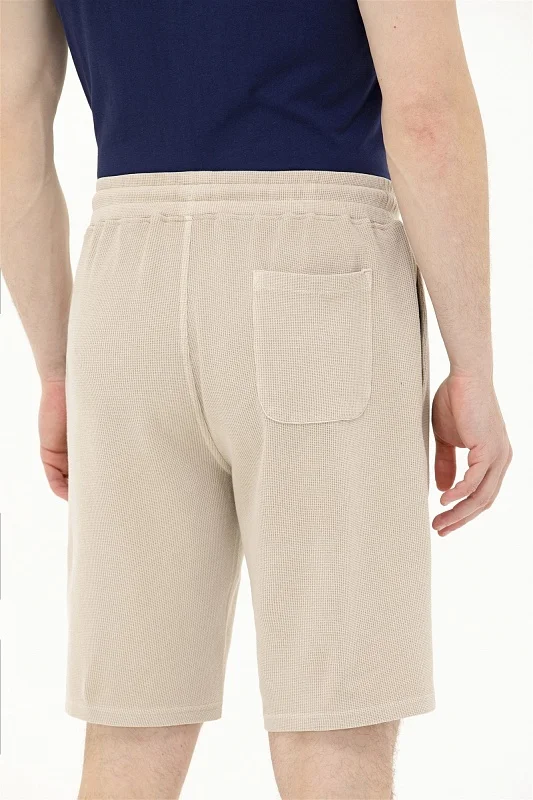 Шорты спортивные из хлопка фактурные - G081SZ0OS0FANOTO Брюки спорт. муж. (VR049, S)