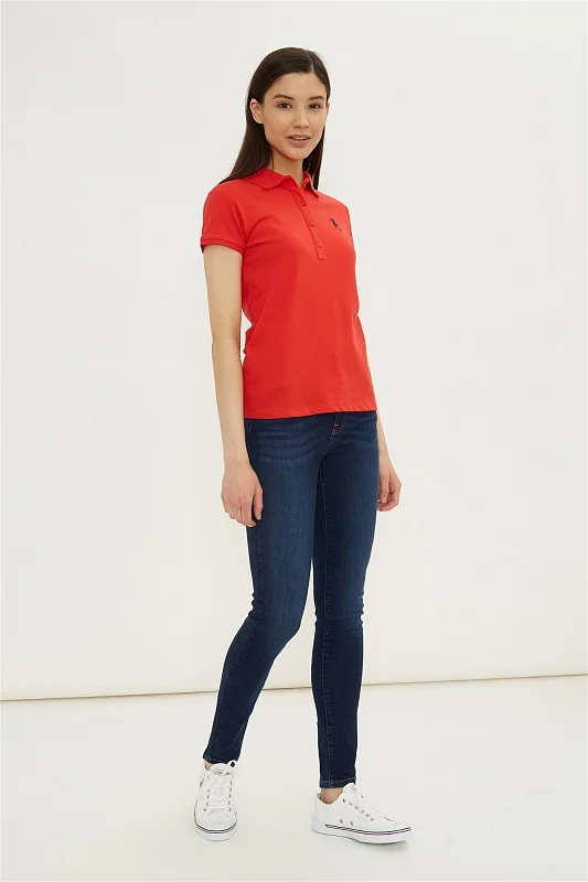 Футболка-поло из хлопка - G082SZ0110TPD01IY021-011 Футболка жен. (VR097, 2XS)