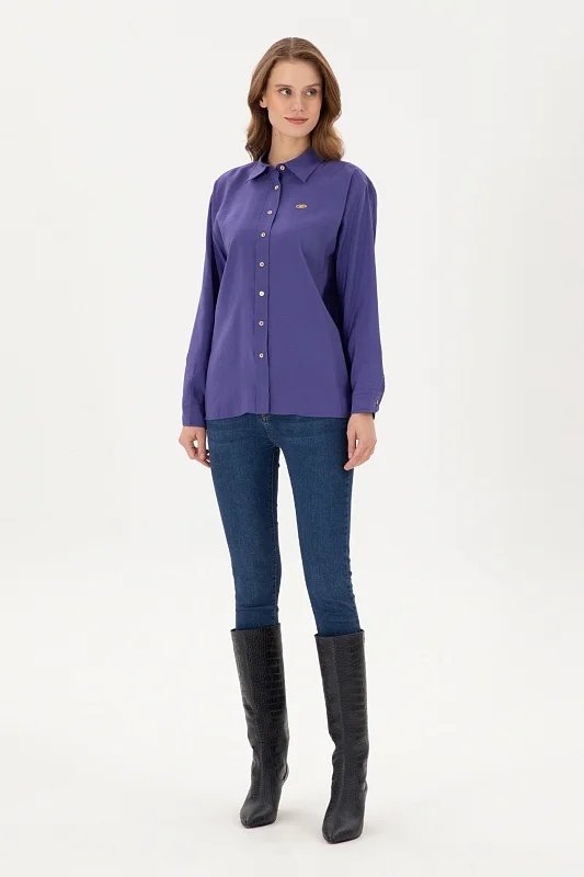 Рубашка классическая свободная - G082SZ0040VALDES Сорочка жен. (VR038, 38)