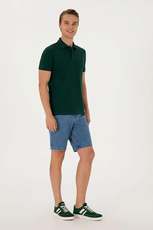 Футболка-поло из хлопка с логотипом - G081SZ0110TP04IY025 Футболка муж. (VR079, XS)