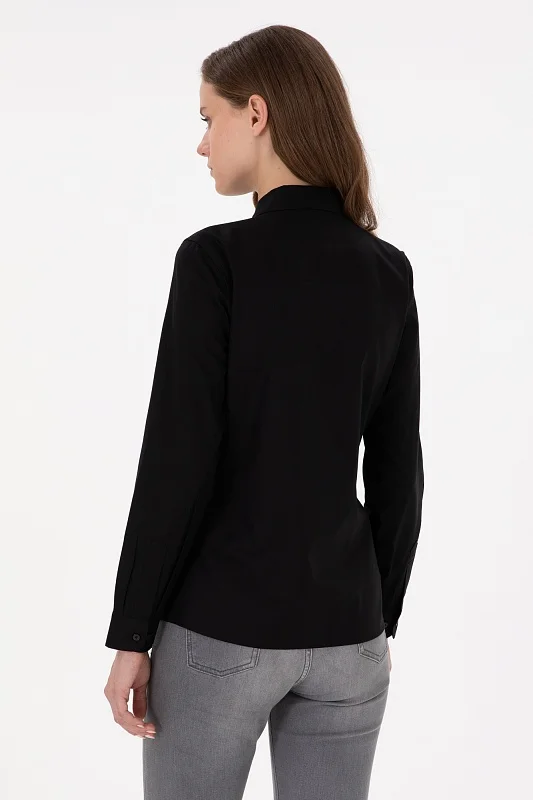 Рубашка из хлопка приталенная - G082SZ0040CRISCOLOR024K Сорочка жен. (VR046, 32)