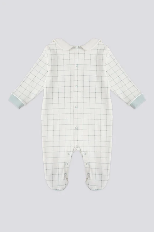 Боди-слип в клетку для мальчиков - G085SZ0HF0USB1844_STK Костюм дом.  (VR048, 0-3)