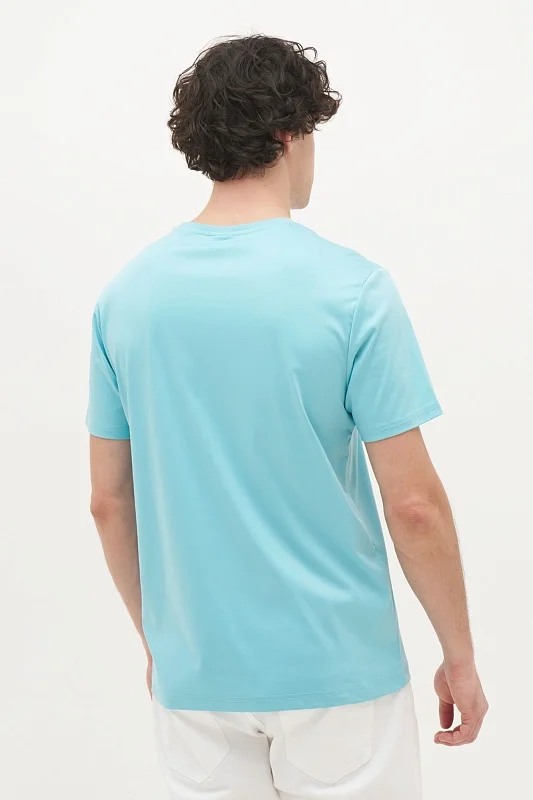 Футболка из хлопка с логотипом - G081SZ0110ART_TS01 Футболка муж. (VR090, L)