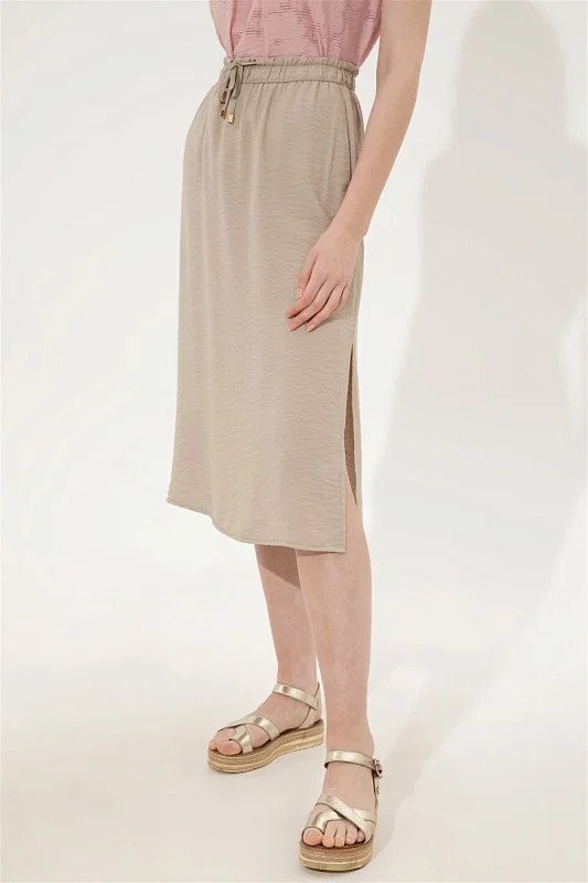 Юбка миди из вискозы на кулиске - G082SZ0980EVELIN Юбка жен. (VR027, 42)