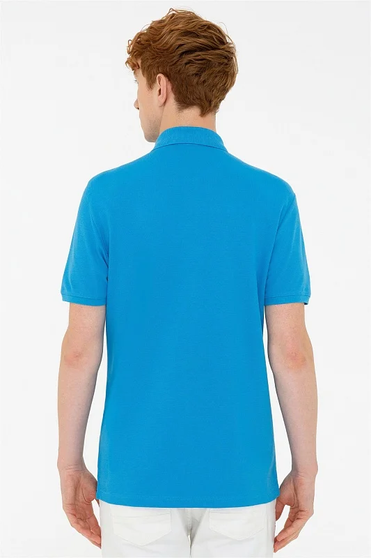 Футболка-поло из хлопка в стиле колор-блок - G081SZ0110TERUN Футболка муж. (VR077, XS)