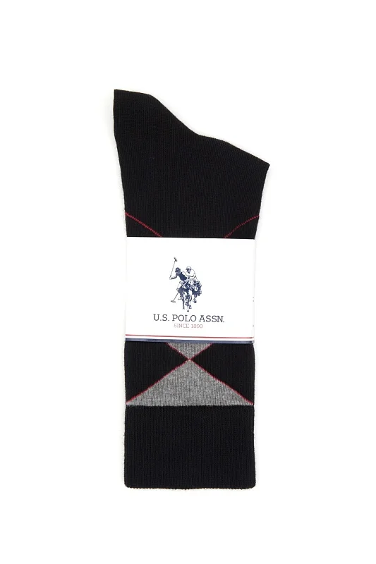 Носки высокие с хлопком, 5 пар - A081SZ013P01GEUS_SK25 Носки муж. (VR006)