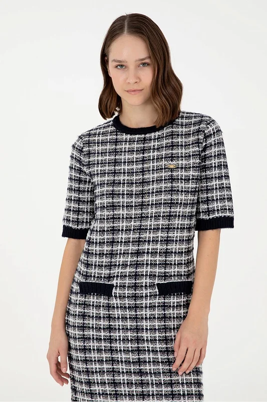 Платье мини твидовое - G082SZ0TE0HAZIL Платье жен. (VR033, XS)
