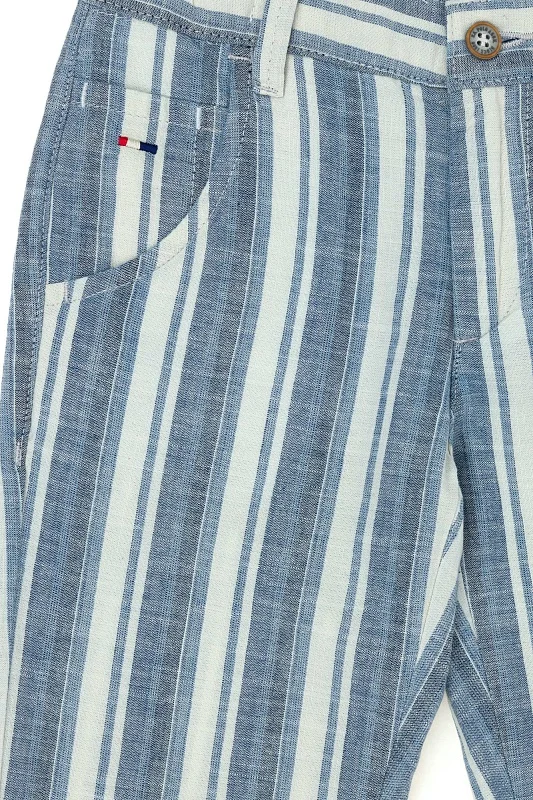 Брюки в полоску для мальчиков - G083SZ0800TOLSKIDS_C Джинсы муж. детс. (DN0022, 8_9)