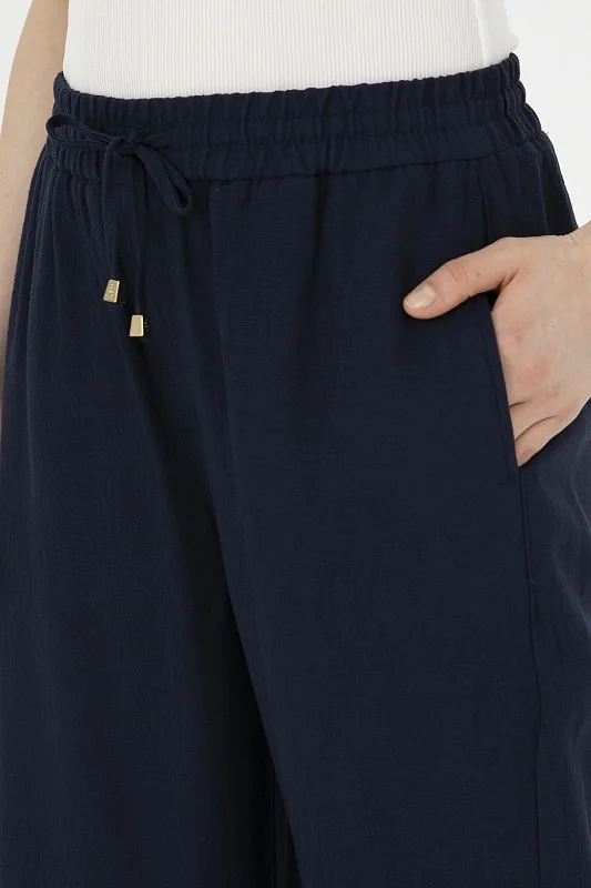 Брюки на кулиске с разрезами - G082SZ0780SAYNO Брюки жен. (VR033, 42)