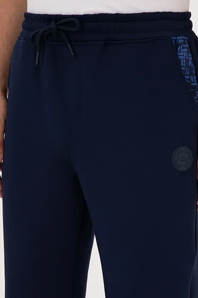 Спортивные брюки на манжетах - G081SZ0OP0S_HANKAS Брюки спорт. муж. (VR033, 2XS)