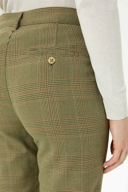 Брюки в клетку зауженные к низу - G082SZ0780MAREH Брюки жен. (VR183, 38)