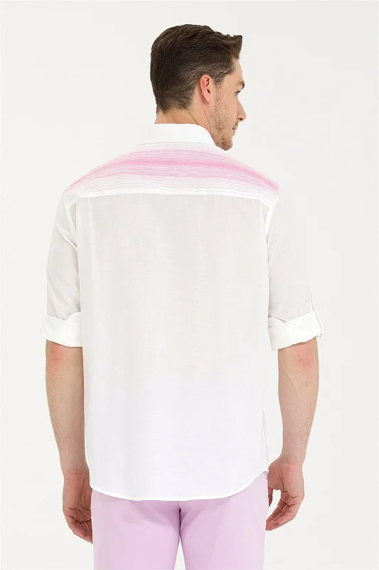 Рубашка из хлопка с принтом свободная - G081SZ0040ORADOS Сорочка муж. (VR041, 2XL)