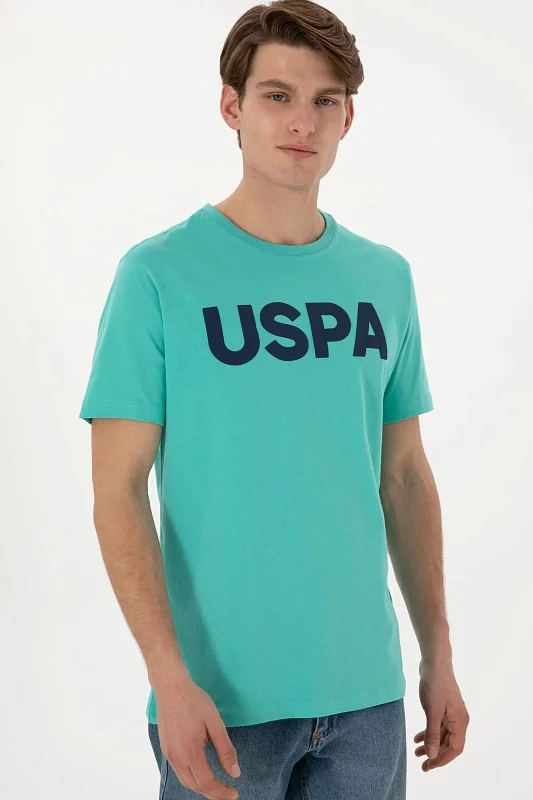 Футболка из хлопка с надписью - G081SZ0110GEARTIY025 Футболка муж. (VR090, XL)