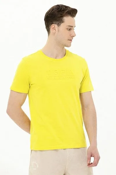 Футболка из хлопка с тисненным логотипом - G081SZ0110MEKSIKA Футболка муж. (VR168, M)