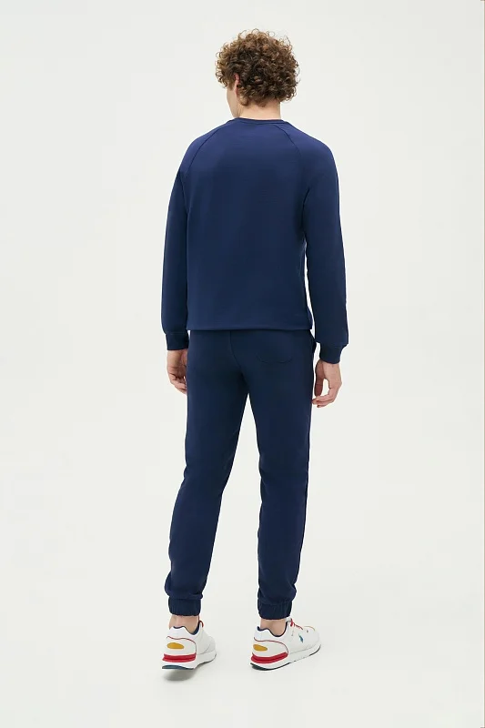 Спортивные брюки на манжетах - G081SZ0OP0EROL-R Брюки спорт. муж. (VR033, XS)