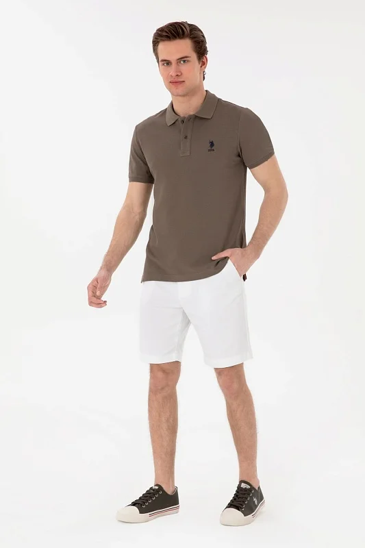 Футболка-поло из хлопка с логотипом - G081SZ0110TP04IY025 Футболка муж. (VR052, XS)
