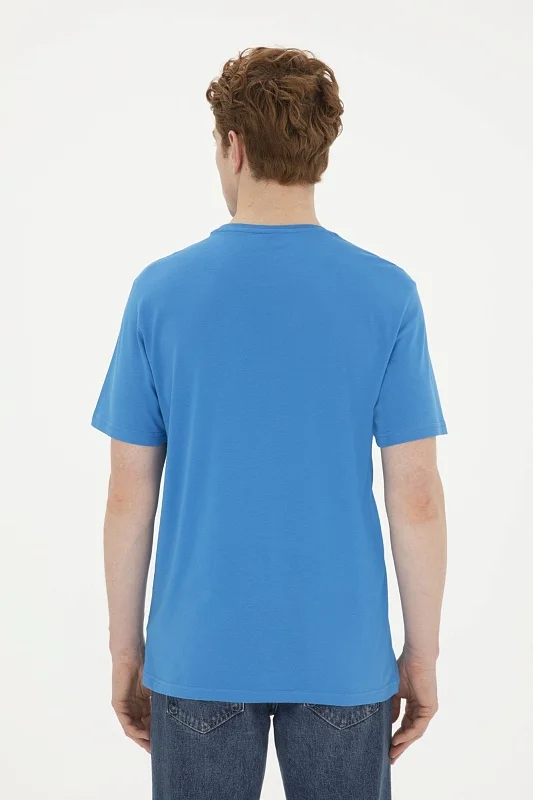 Футболка из хлопка с надписью - G081SZ0110GEARTIY024 Футболка муж. (VR045, 2XL)