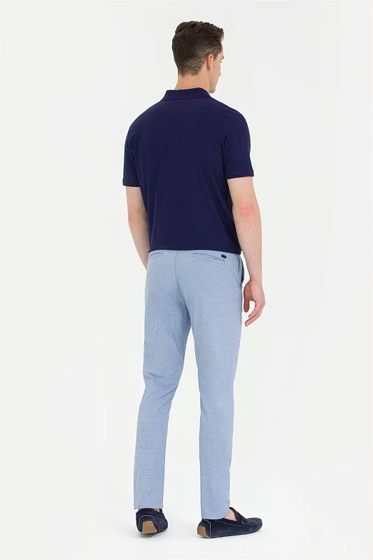 Брюки с поясом на резинке зауженные - G081SZ0780BONHAR_P Брюки муж. (VR032, 29)