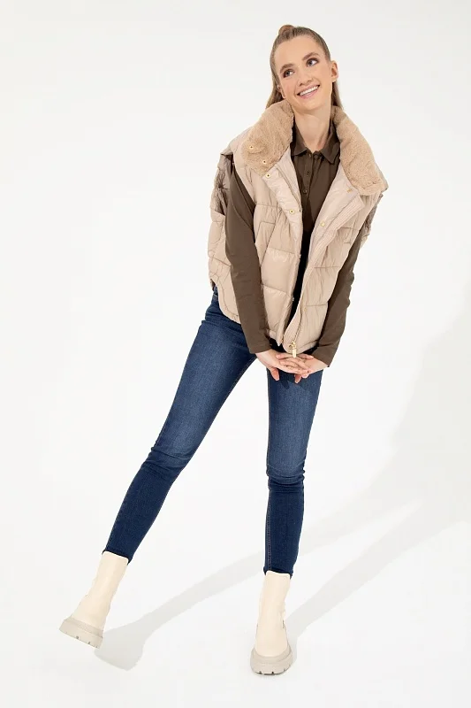 Жилет утепленный - G082SZ0100LANA24K Жилет жен. (VR049, 38)