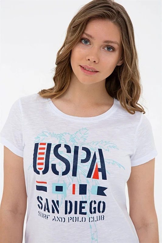 Футболка из хлопка с логотипом - G082SZ0110DUFORYA Футболка жен. (VR013, 2XS)