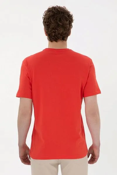 Футболка из хлопка с надписью - G081SZ0110GASTON Футболка муж. (VR213, XL)