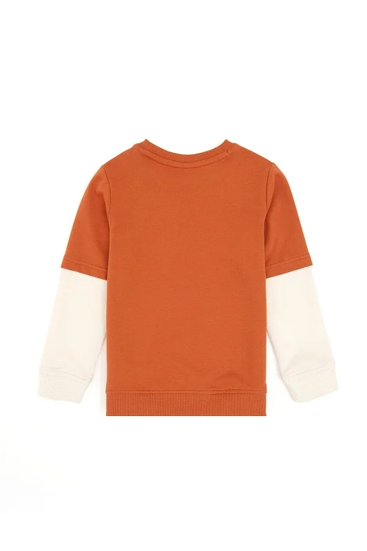 Свитшот с иммитацией футболки для мальчиков - G083SZ0820HIKAYAKKOSK024_E Толстовка муж. детс. (VR191, 6_7)