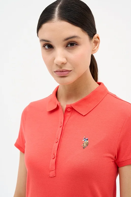 Футболка-поло из хлопка - G082SZ0110TP0123-CLR Футболка жен. (VR213, 2XS)