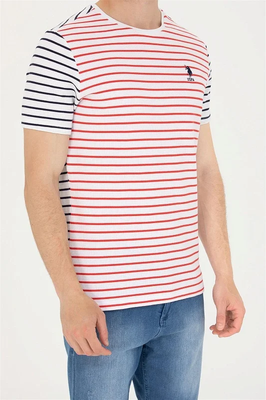 Футболка из хлопка в полоску - G081SZ0110GROS Футболка муж. (VR030, XS)