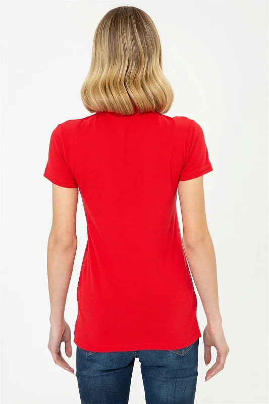 Футболка-поло из хлопка - G082SZ0110MTS0221-011 Футболка жен. (VR097, XS)