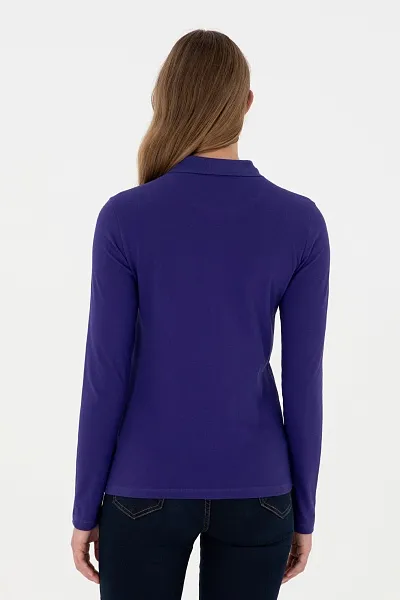Поло с длинным рукавом из хлопка - G082SZ0820TPG_SK024 Толстовка жен. (VR038, S)