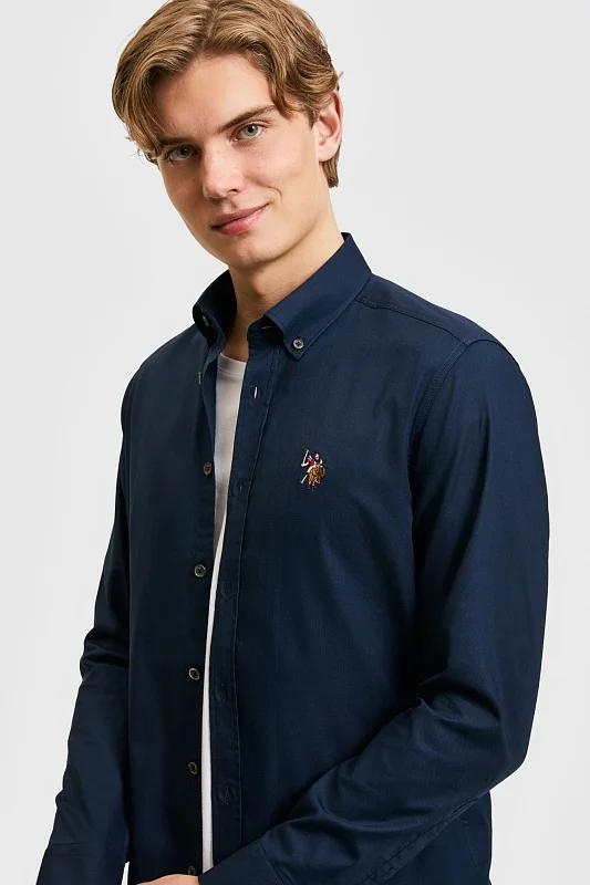 Рубашка из хлопка - G081SZ0040CEDCOLOR026Y Сорочка муж. (VR033, M)