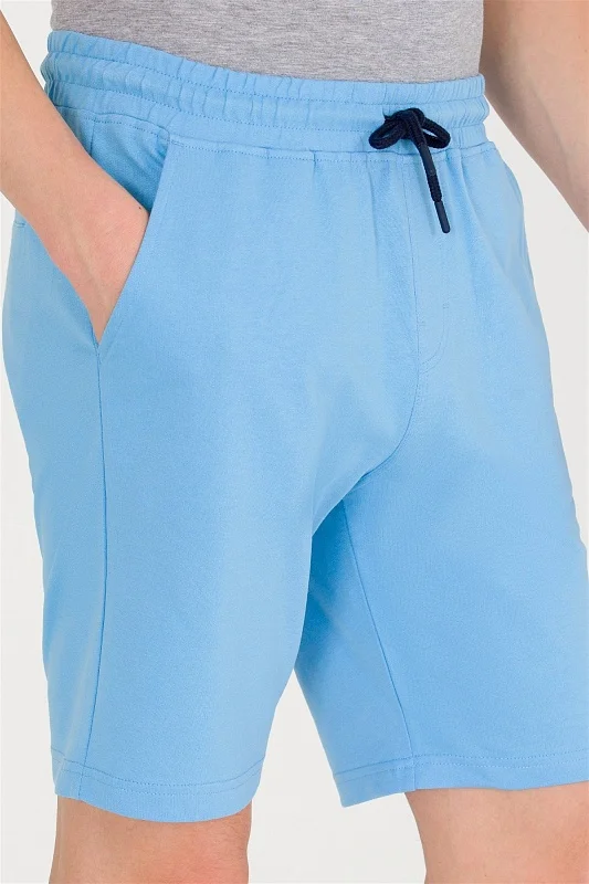 Шорты спортивные из хлопка с вышитым логотипом - G081SZ0OS0PARMEIY023 Брюки спорт. муж. (VR093, XS)