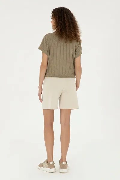 Бермуды со стрелками трикотажные - G082SZ0OS0PENRID Брюки спорт. жен. (VR049, XS)