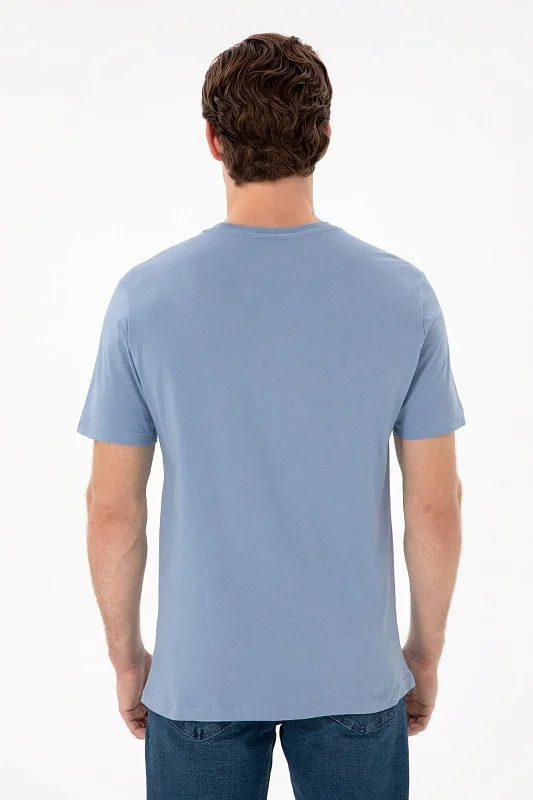 Футболка из хлопка с надписью - G081SZ0110GEARTIY025 Футболка муж. (VR036, 2XL)