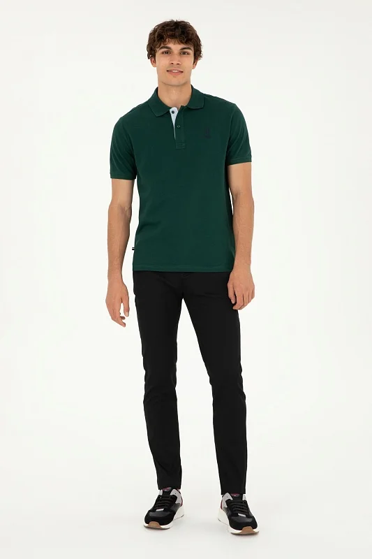 Футболка-поло из хлопка - G081SZ0110TP03IY024 Футболка муж. (VR079, L)