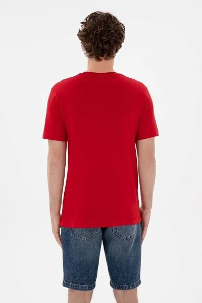 Футболка из хлопка с надписью - G081SZ0110GEARTIY025 Футболка муж. (VR030, XL)