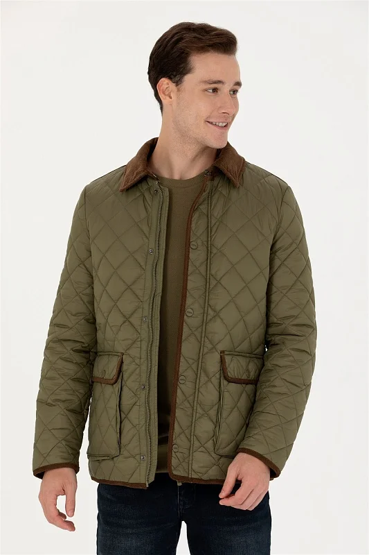 Куртка стеганая с отложным воротником - G081SZ0MS0NUCK23K Куртка муж. (VR027, 48)