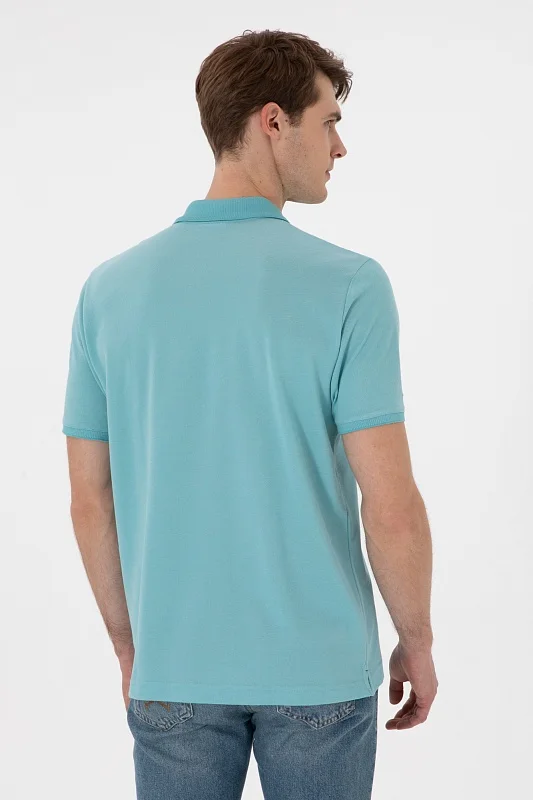 Футболка-поло из смесового хлопка - G081SZ0110DOLFIY024 Футболка муж. (VR090, XL)
