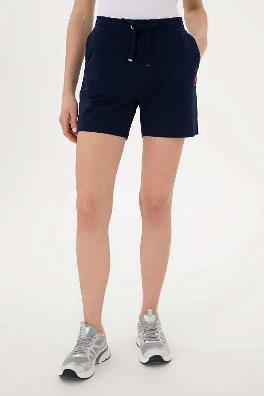 Шорты спортивные на кулиске - G082SZ0OS0DOTIH25 Брюки спорт. жен. (VR033, XS)