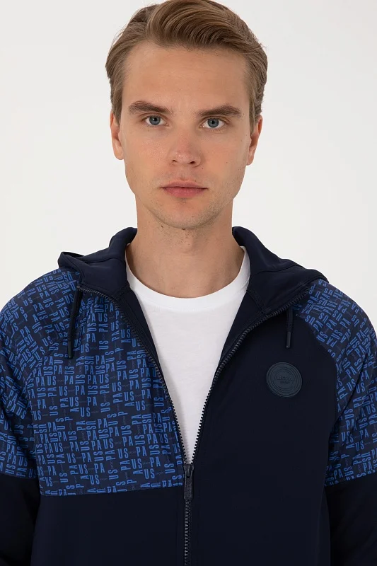 Толстовка на молнии с капюшоном - G081SZ0820S_GENHAS Толстовка муж. (VR033, XS)