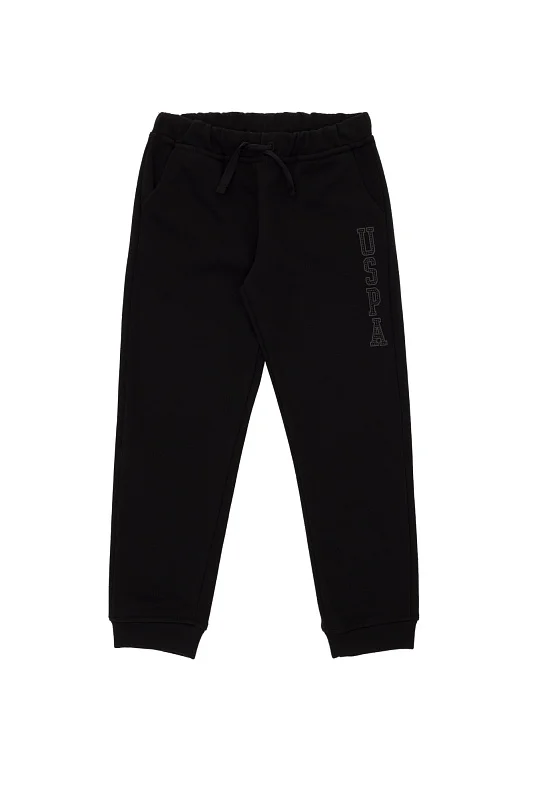 Спортивные брюки на манжетах для девочек - G084SZ0OP0RT01_SK024 Брюки спорт. жен. детс. (VR046, 6_7)