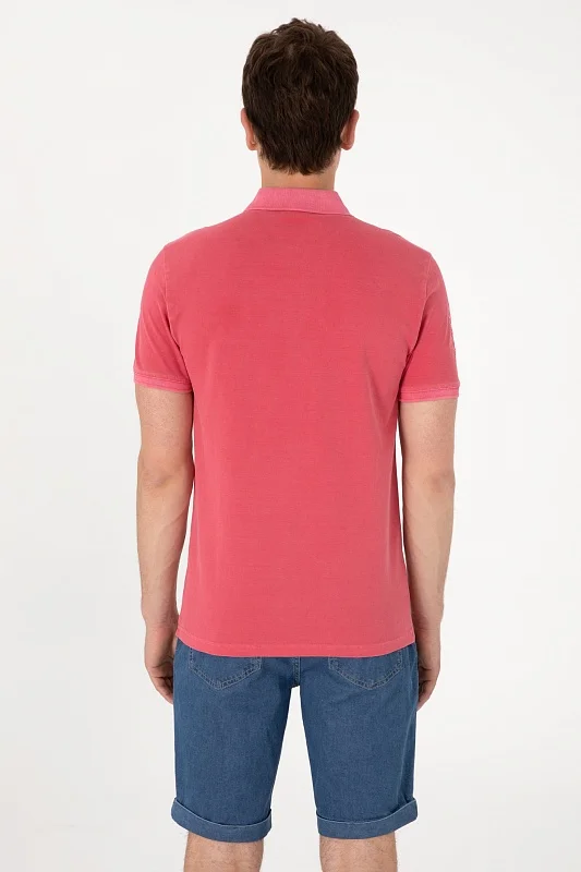 Футболка-поло из хлопка - G081SZ0110TJ01IY025 Футболка муж. (VR167, L)