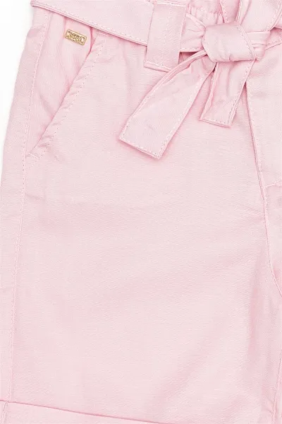 Шорты на резинке с поясом для девочек - G084SZ0310ENTAFKIDS Бермуды жен. детс. (VR042, 6_7)