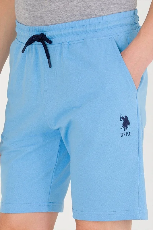 Шорты спортивные из хлопка с вышитым логотипом - G081SZ0OS0PARMEIY023 Брюки спорт. муж. (VR093, XS)