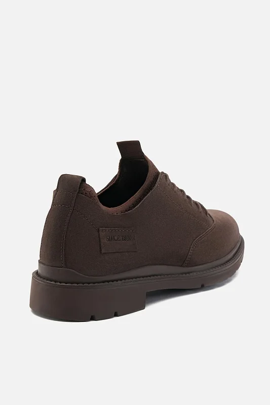 Полуботинки из нубука на шнурках - S081SZ0330K24DRACO Обувь муж. (VR029, 40)