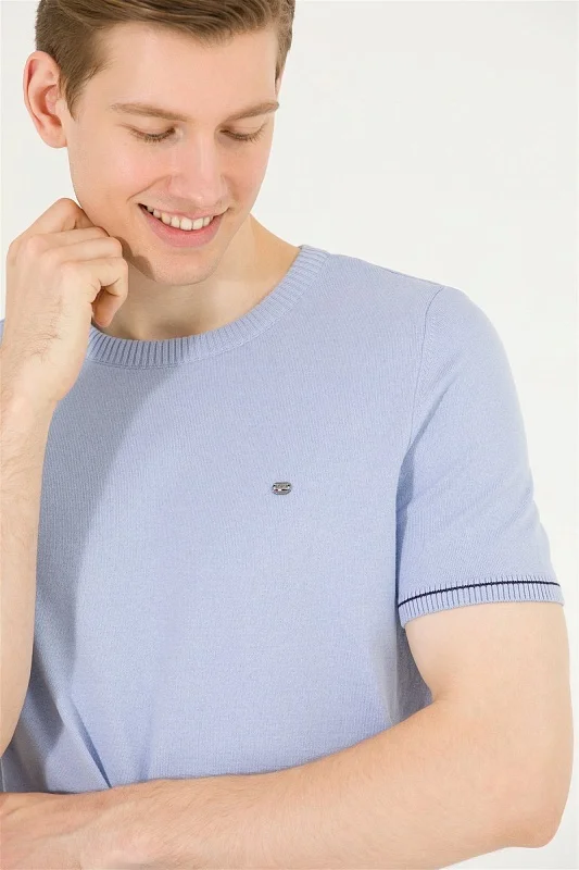 Футболка из смесового хлопка в полоску - G081SZ0TK0FORLA Кофта муж. (VR003, S)