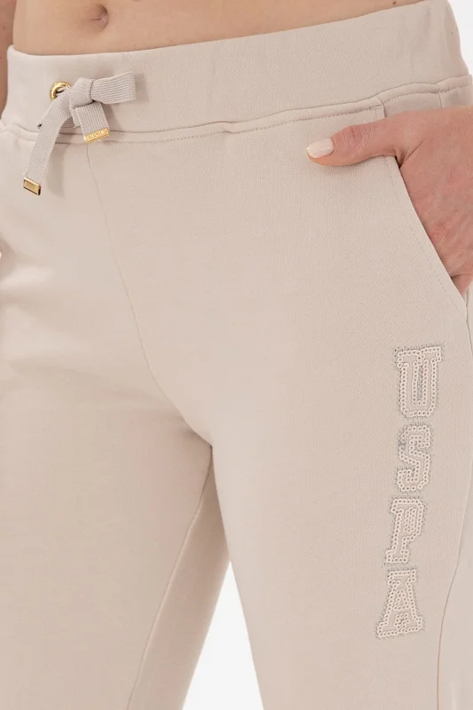 Спортивные брюки на манжетах зауженные - G082SZ0OP0PT0125 Брюки спорт. жен. (VR049, XS)