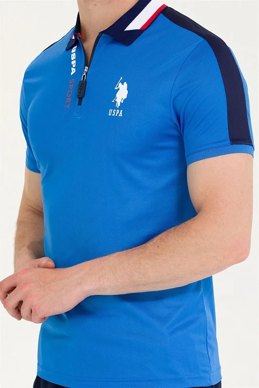 Футболка-поло с воротником на молнии - G081SZ0110T-TAMANAR Футболка муж. (VR045, XL)